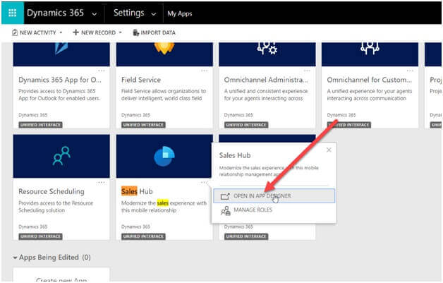 Dynamics 365 Unified Interface