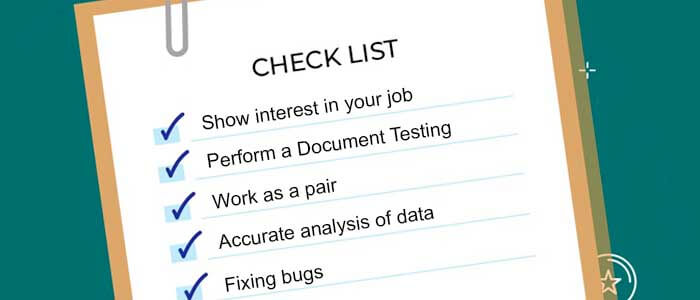 Tasks Software Tester