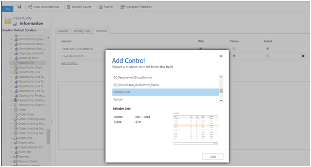 Customer Engagement – Configuration