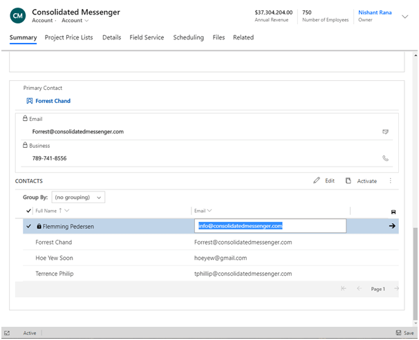 Customer Engagement – Configuration