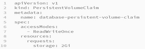 Kubernetes Volumes and Designating a PVC