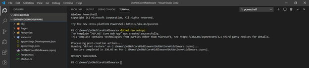 Middlewares .NET Core