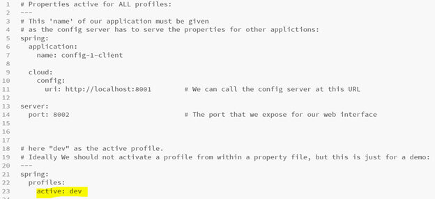Anatomy of Spring cloud config work