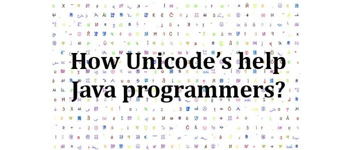 Unicode’s help Java programmers